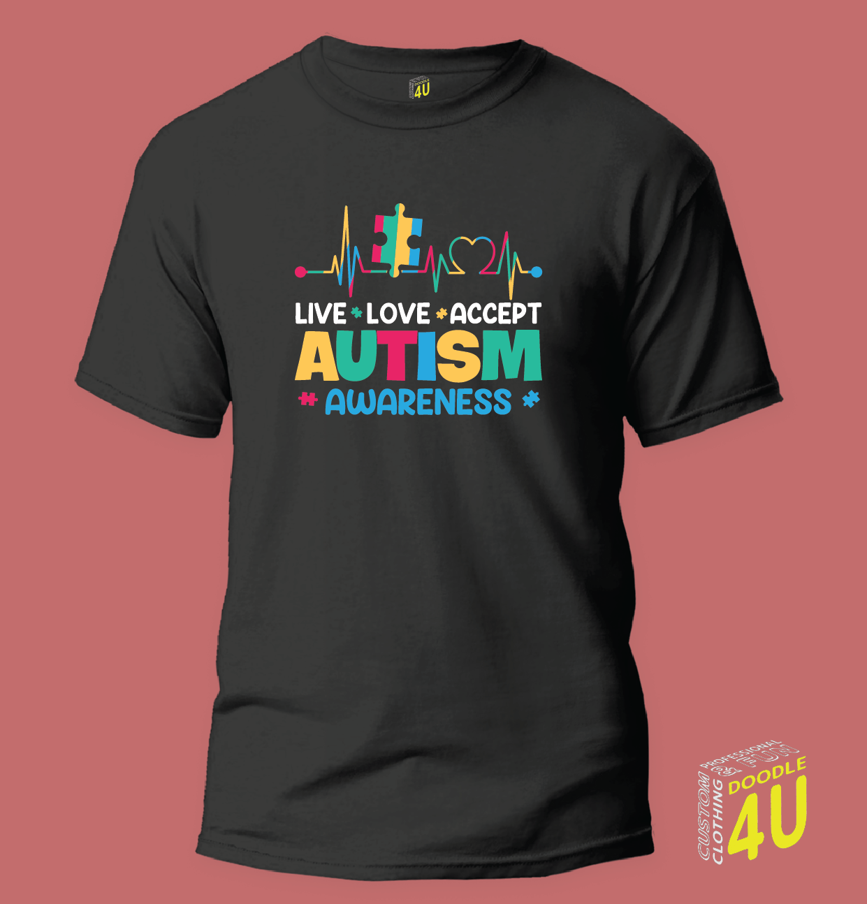 Autism - Live - Love - Accept - Autism Awareness
