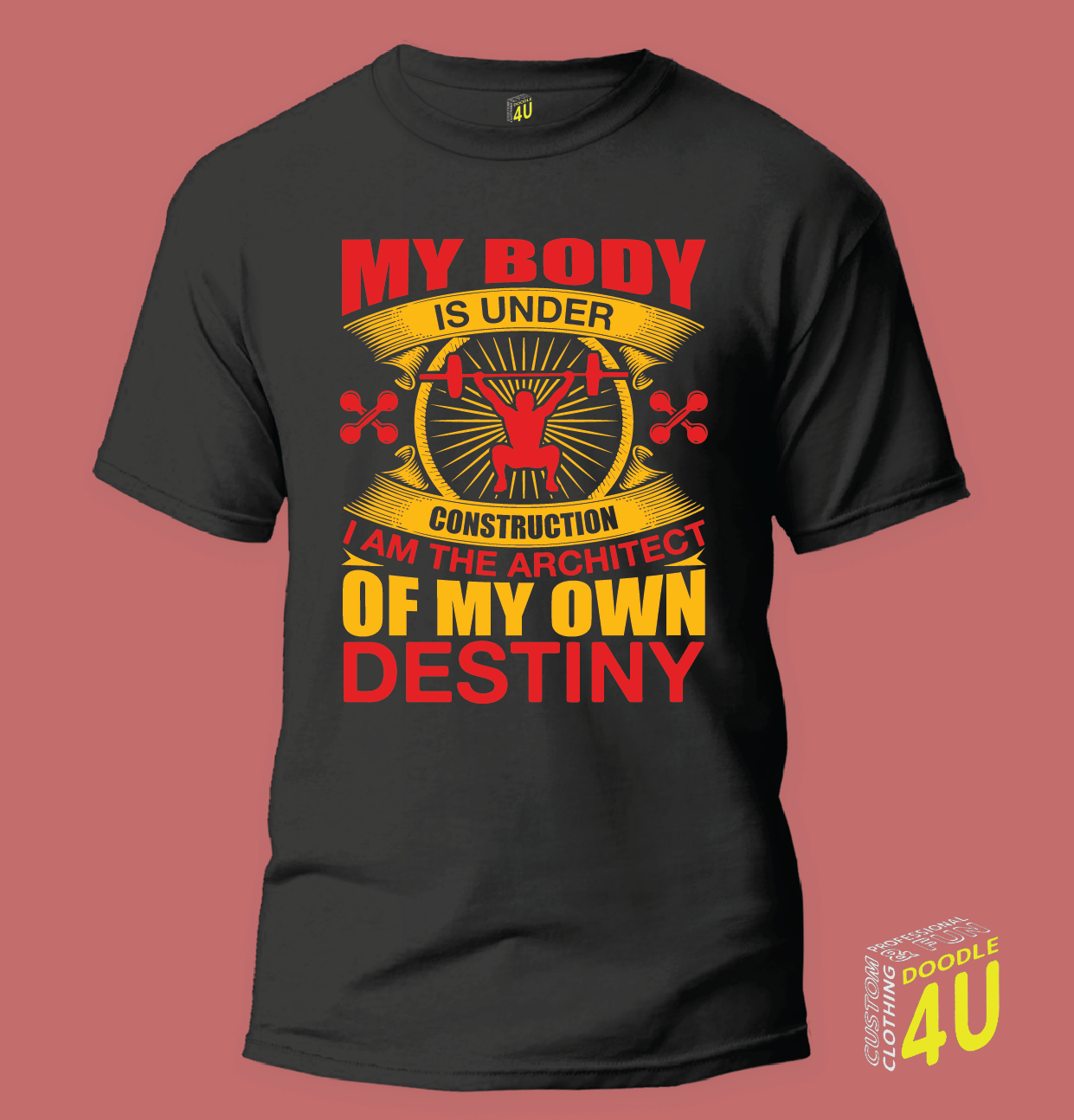 GYM - My body is under construction - i am the architect of my own destiny